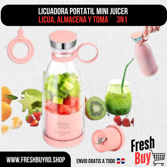 🥤 Licuadora Portátil Mini Juicer – ¡Nutrición en Cualquier Lugar! 🚀